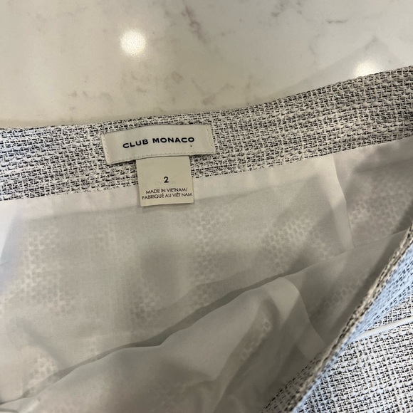 NWOT Club Monaco tweed pencil skirt, size 2. Never washed or worn - Picture 4 of 6